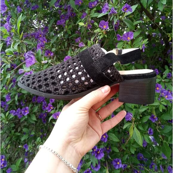 🎀2/$25🎀[H112] RAG & CO [ROSALIE] Black Block Heeled Sandal, Size 7 - Picture 2 of 16